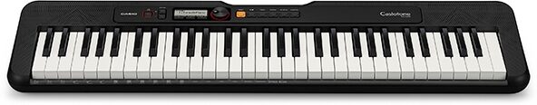 open zoom image for Casio CT-S200 Casiotone Portable Electronic Keyboard with USB, Black, CT-S200BK, Action Position Back
