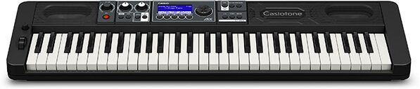open zoom image for Casio CT-S500 Casiotone Portable Keyboard, Black, Action Position Back