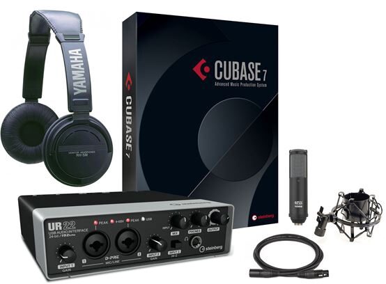 open zoom image for Steinberg Cubase 7 Recording Pack with UR22 Interface, Main