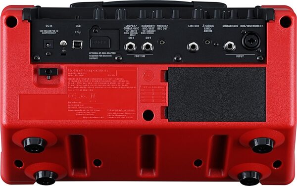 open zoom image for Boss Cube Street II Portable Guitar Amplifier, Red, CUBE-ST2-R, Open Box (Very Good), Action Position Back