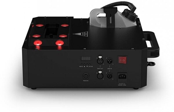 open zoom image for Chauvet DJ Geyser Move Fog Machine with Lighting Effects, New, Action Position Back