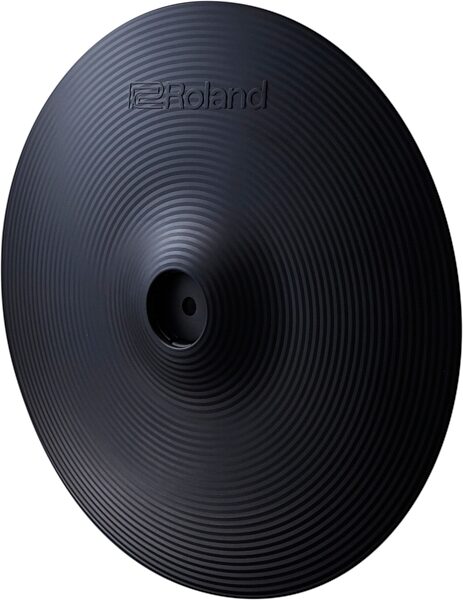 open zoom image for Roland CT-12C-T Thin V-Cymbal Crash Pad, 12 inch, Action Position Back
