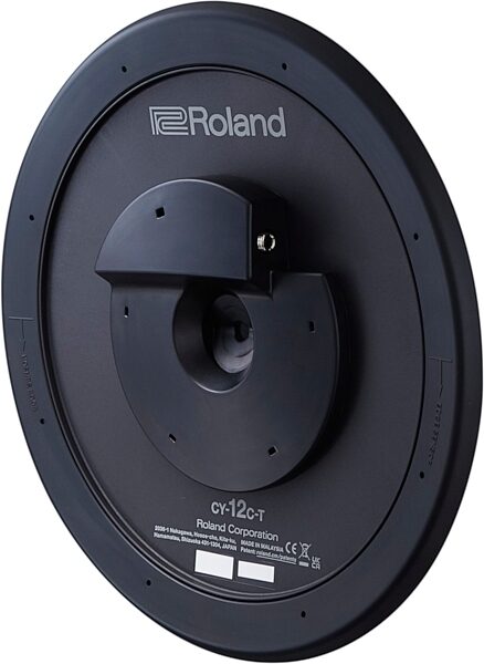 open zoom image for Roland CT-12C-T Thin V-Cymbal Crash Pad, 12 inch, Action Position Back