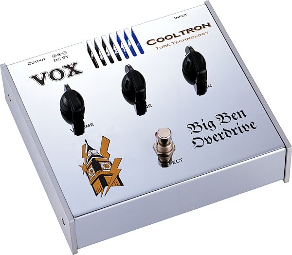 open zoom image for Vox Big Ben Cooltron Overdrive Pedal, Angle