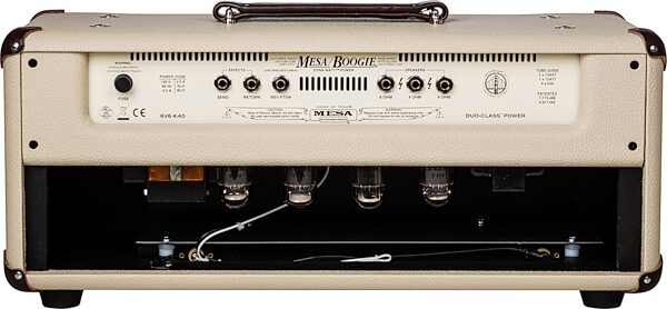 open zoom image for Mesa/Boogie California Tweed 6V6 4:40 Guitar Amplifier Head (2/40 Watts), New, Action Position Back