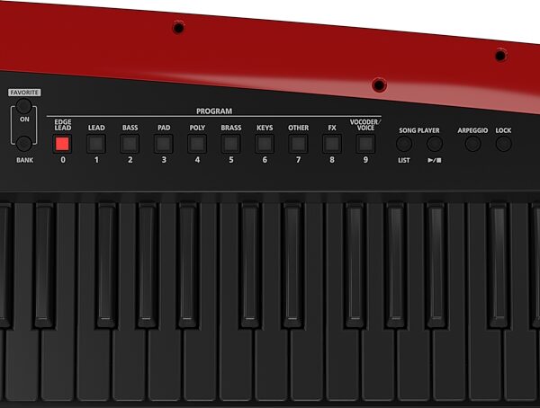 open zoom image for Roland AX-EDGE Keytar Synthesizer, Black, AX-EDGE-B, Action Position Front