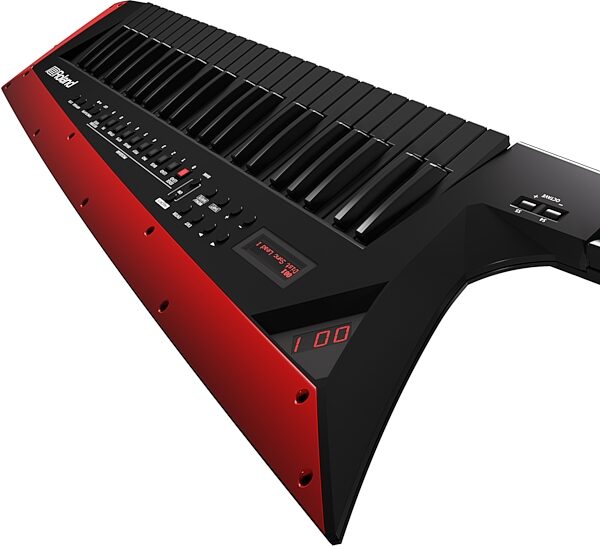 open zoom image for Roland AX-EDGE Keytar Synthesizer, Black, AX-EDGE-B, Action Position Front