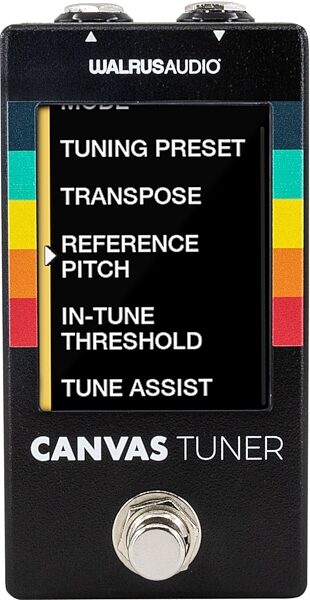open zoom image for Walrus Canvas Tuner Pedal, New, Action Position Front