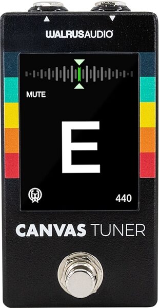 open zoom image for Walrus Canvas Tuner Pedal, New, Action Position Front