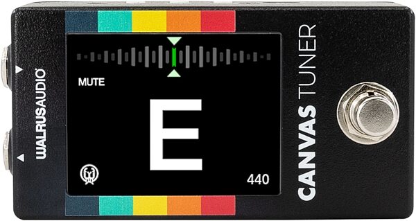 open zoom image for Walrus Canvas Tuner Pedal, New, Action Position Front