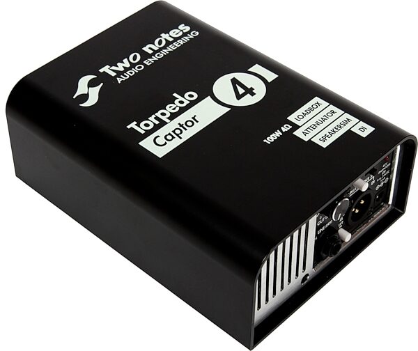 open zoom image for Two Notes Torpedo Captor Compact Reactive Load Box, DI, and Attenuator, 4 Ohms, Action Position Front