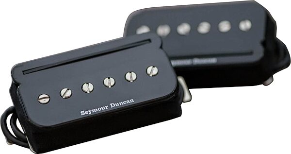 open zoom image for Seymour Duncan 11303-03-B SHPR-1s P-Rails Electric Guitar Pickup Set, New, Action Position Back