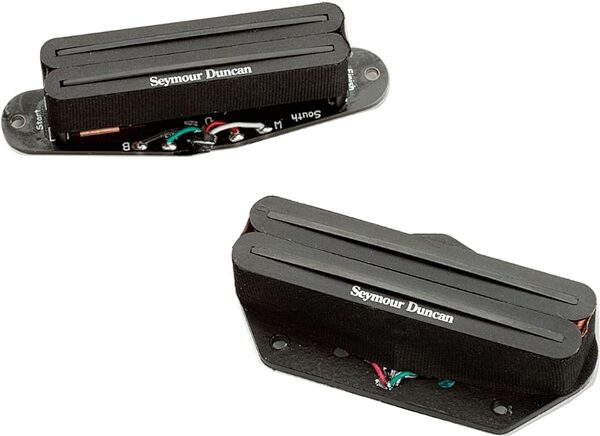 open zoom image for Seymour Duncan 11208-03 STHR-1 Hot Rails Humbucker Pickup Set for Tele, New, Action Position Back