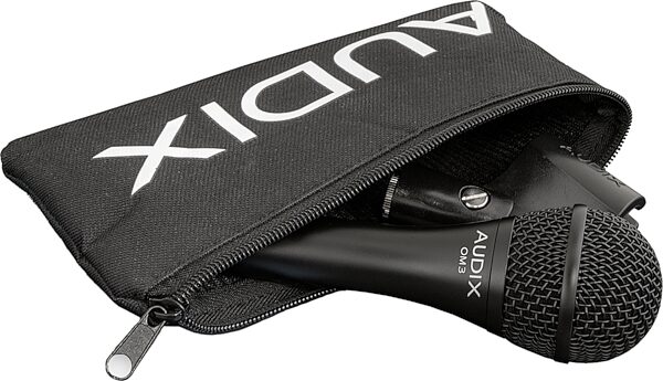 open zoom image for Audix OM3 Dynamic Hypercardioid Handheld Microphone, Pouch