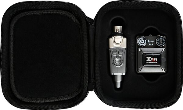 open zoom image for Xvive CU4 Hard Travel Case for U4 Wireless In-Ear Monitor System, New, Action Position Back