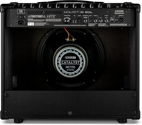 open zoom image for Line 6 Catalyst CX 100 Guitar Combo Amplifier (1x12", 100 Watts), New, Action Position Back