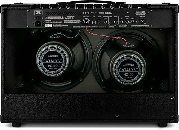 open zoom image for Line 6 Catalyst CX 200 Guitar Combo Amplifier (2x12", 200 Watts), New, Action Position Back