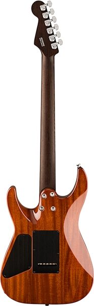 open zoom image for Charvel MJ DK24 HSH 2PT W Mahogany Electric Guitar (with Gig Bag), Flame Maple Antique Burst, Open Box (Very Good), Action Position Back