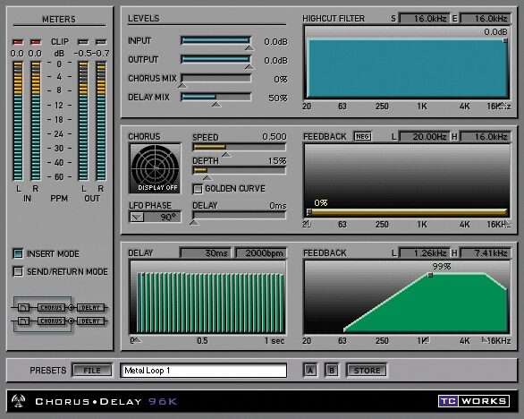 open zoom image for TC Electronic PowerCore Firewire Processor with DSP, Chorus-Delay