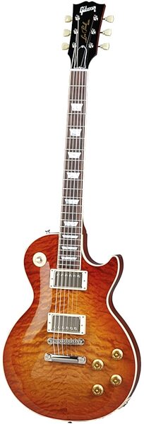 open zoom image for Gibson Class 5 Les Paul Quilt Top Electric Guitar (with Case), Tangerine Burst