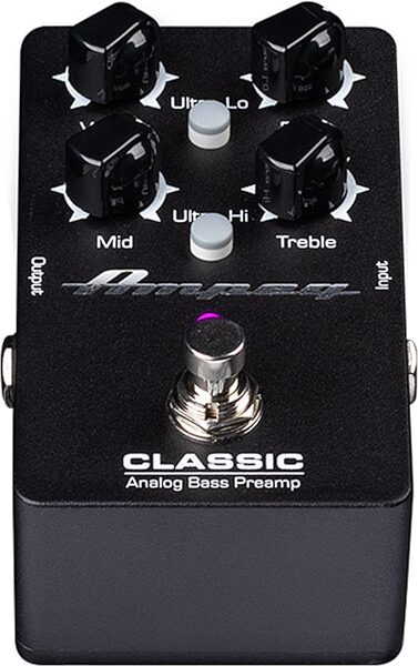 open zoom image for Ampeg Classic Analog Bass Preamp Pedal, New, Action Position Back