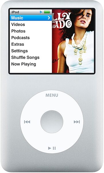 open zoom image for Apple iPod Classic Music Player, Silver