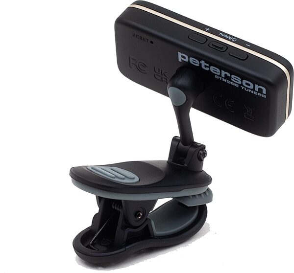 open zoom image for Peterson StroboClip HDC Clip-On Guitar Tuner, New, Action Position Back