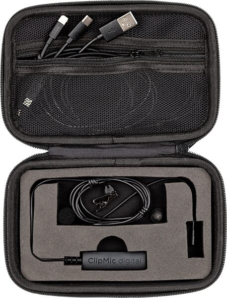 open zoom image for Apogee ClipMic Digital 2 Lavalier Microphone, Open Box (Like New), Main with all components Front