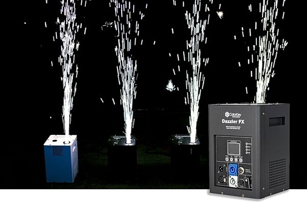 open zoom image for ColorKey Dazzler FX Cold Spark Machine, Action Position Back