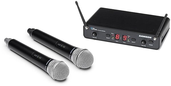 open zoom image for Samson Concert 288 Wireless Dual Handheld Microphone System, Band H, Main