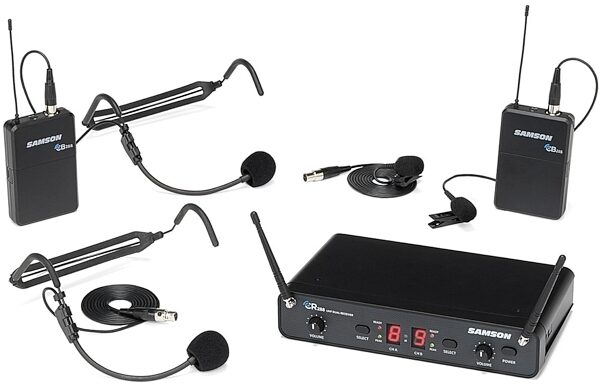 open zoom image for Samson Concert 288 Presentation Combination Dual-Channel Wireless System, Band H, Main