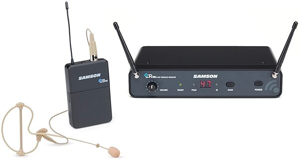 open zoom image for Samson Concert 88x Wireless SE10 Earset Microphone System, Band D, Action Position Back