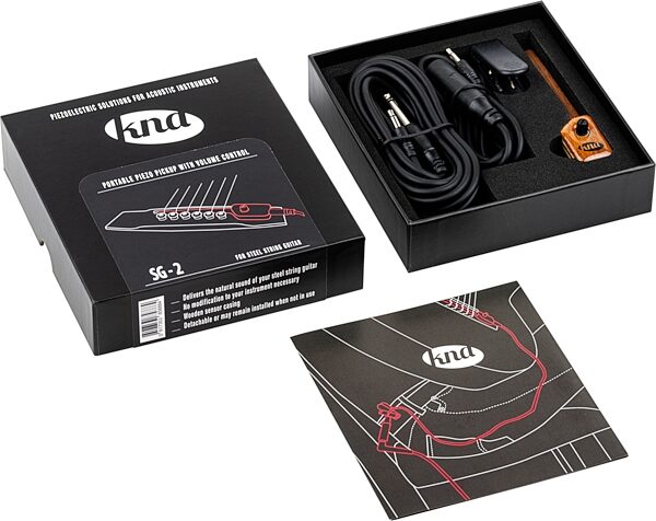open zoom image for KNA SG-2 Portable Piezo Pickup with Volume Control, Open Box (Like New), Action Position Back