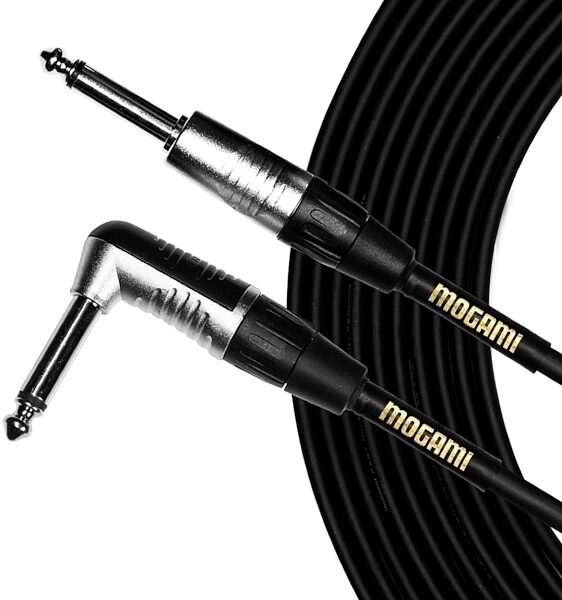 open zoom image for Mogami CorePlus TS Guitar/Instrument Cable (with Right-Angle End), 10 foot, ve