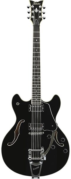 open zoom image for Schecter Corsair Electric Guitar with Bigsby Tremolo, Black