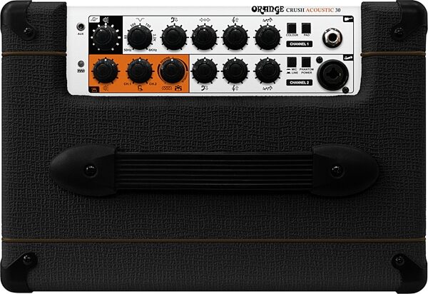 open zoom image for Orange Crush Acoustic 30 Guitar Combo Amplifier (30 Watts, 1x8"), Black, Action Position Back