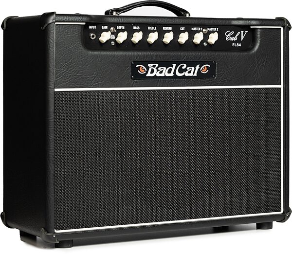 open zoom image for Bad Cat Cub V Handwired EL84 Guitar Combo Amplifier (15 Watts, 1x12"), New, Action Position Side