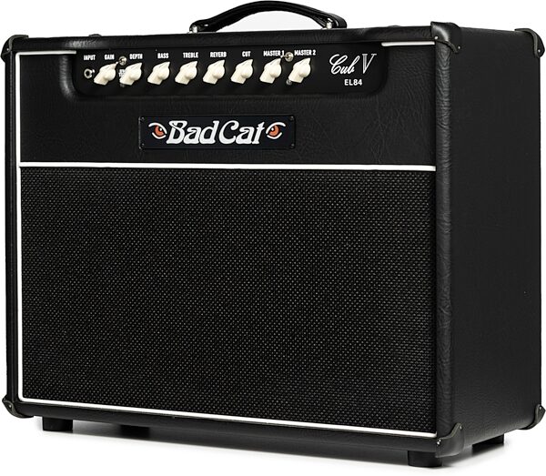 open zoom image for Bad Cat Cub V Handwired EL84 Guitar Combo Amplifier (15 Watts, 1x12"), New, Action Position Side