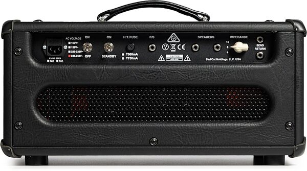 open zoom image for Bad Cat Cub V Handwired EL84 Powered Guitar Amplifier Head (15 Watts), New, Action Position Back