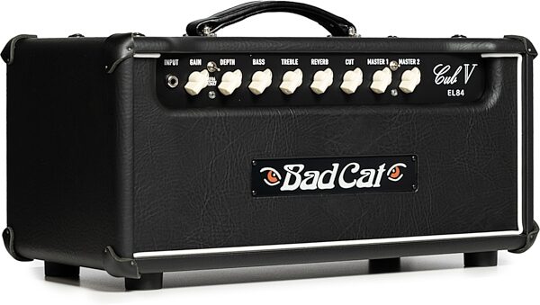 open zoom image for Bad Cat Cub V Handwired EL84 Powered Guitar Amplifier Head (15 Watts), New, Action Position Side