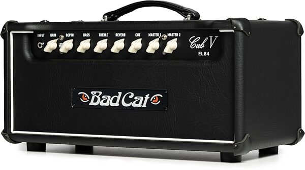 open zoom image for Bad Cat Cub V Handwired EL84 Powered Guitar Amplifier Head (15 Watts), New, Action Position Side
