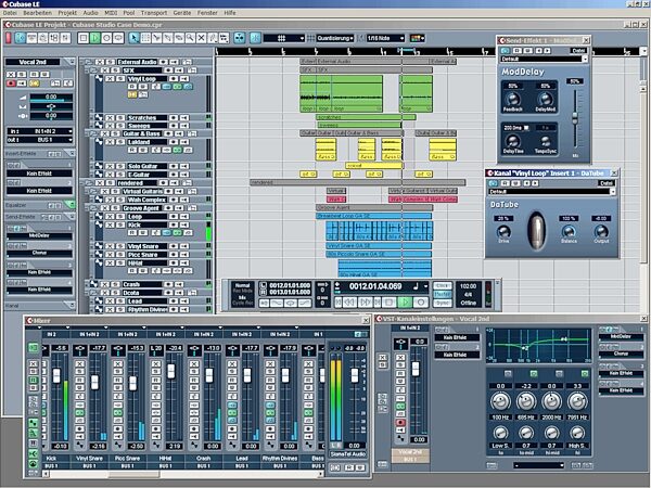 open zoom image for PreSonus Firepod FireWire Interface with Preamps, Cubase LE Screenshot