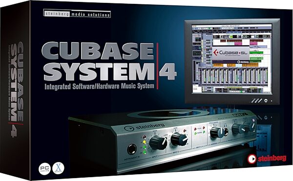 open zoom image for Steinberg System4 Bundle Cubase SL with MI4 (Macintosh and Windows), Box View