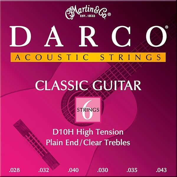 open zoom image for Martin Darco Classical Acoustic Guitar Strings, D10H
