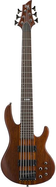 open zoom image for ESP LTD D-6 Neck-Thru 6-String Electric Bass Guitar, Natural Satin