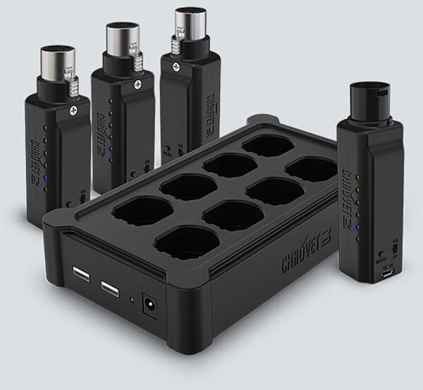 open zoom image for Chauvet DJ D-Fi XLR Pack Wireless DMX System, New, view