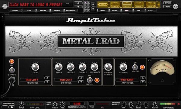 open zoom image for IK Multimedia Total Guitar & Bass Gear Bundle, Amplitube Metal