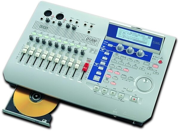 open zoom image for Korg D1200CD 12-Track Digital Recording Studio with Internal CD Burner, Angle