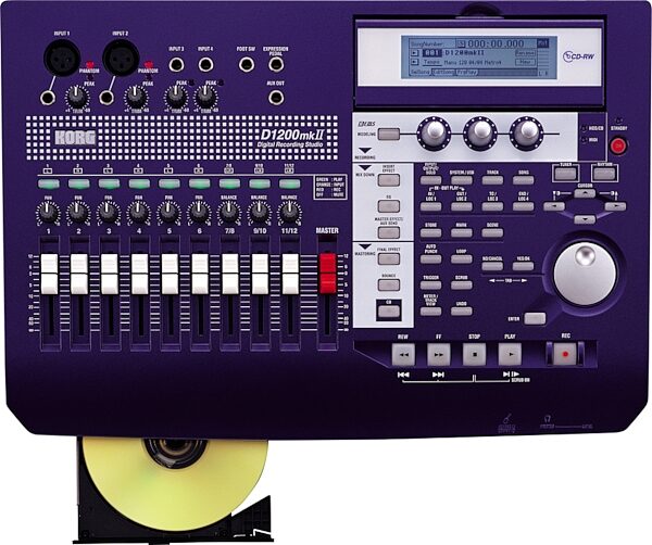 open zoom image for Korg D1200MKII 12-Track Digital Recorder, Main
