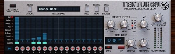 open zoom image for D16 Group Tekturon Audio Plug-in, Digital Download, Screenshot Front